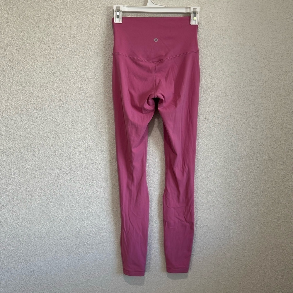 Lululemon Womens Size 4 Tall Align High-Rise Pant 31" Pink Blossom Workout Gym